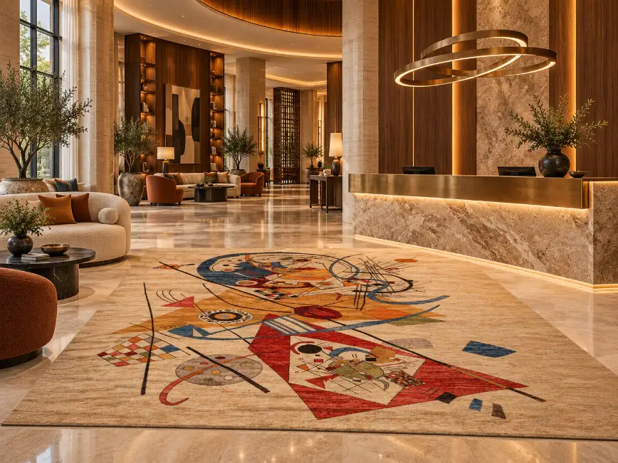 Lobby and reception carpet