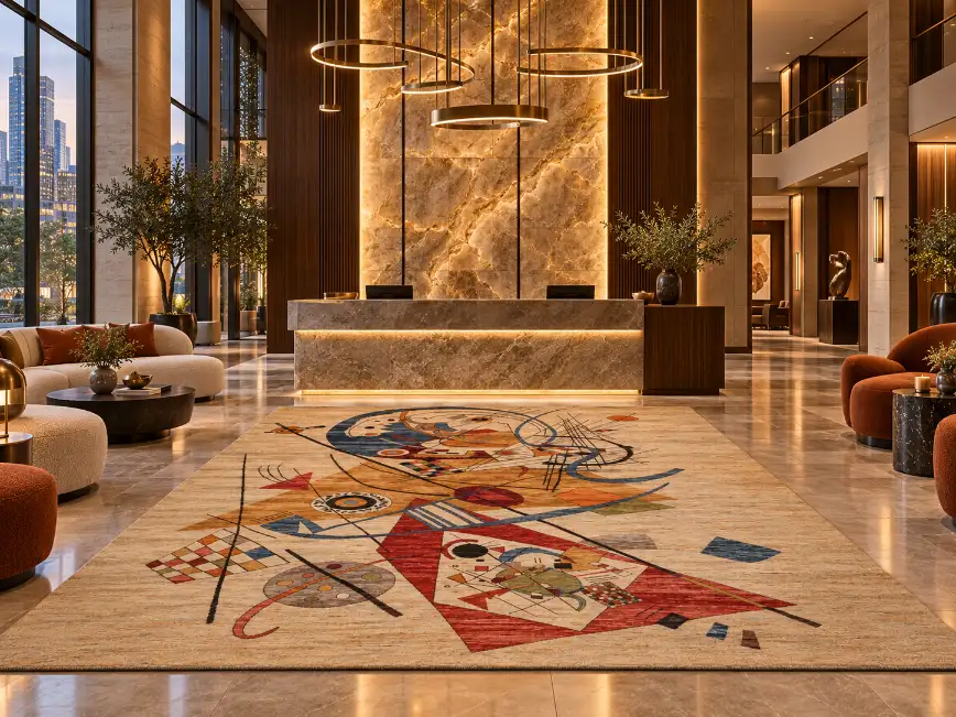 Lobby and reception carpet