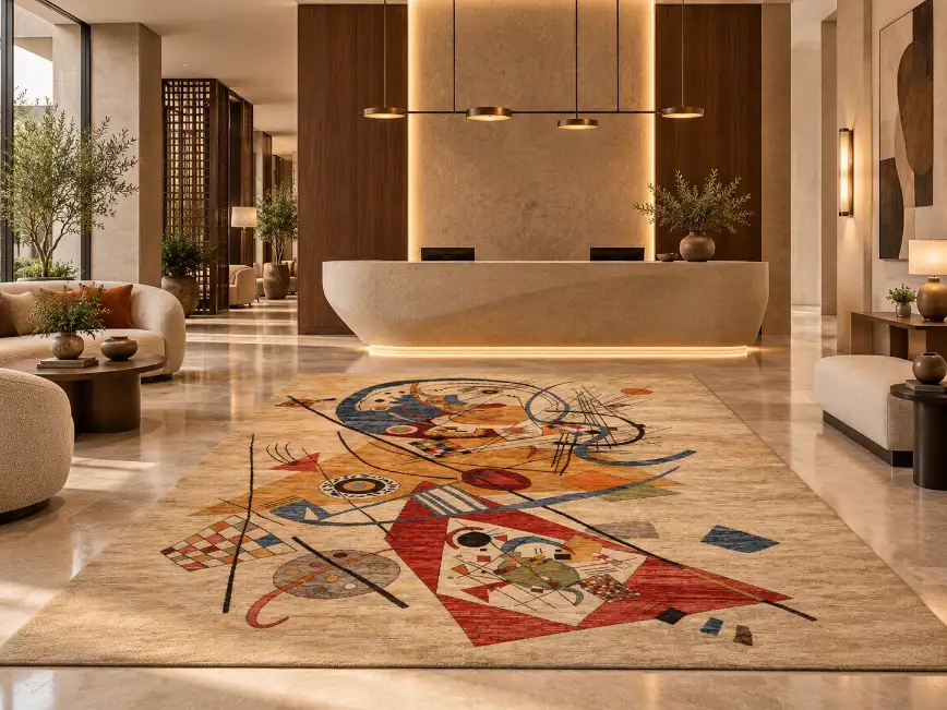 Lobby and reception carpet