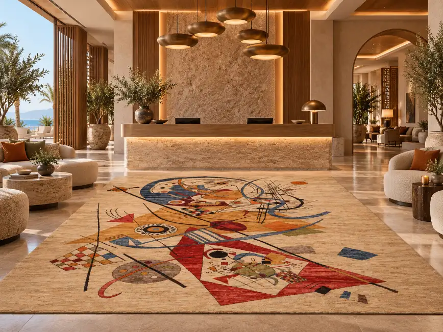 Lobby and reception carpet