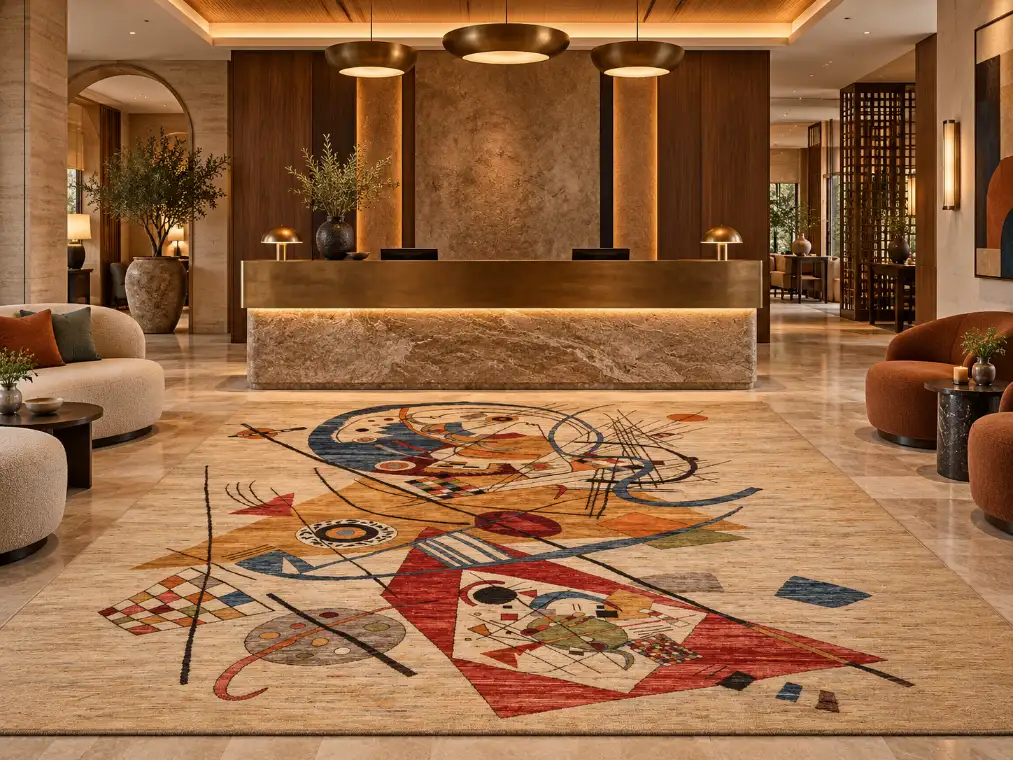 Lobby and reception carpet