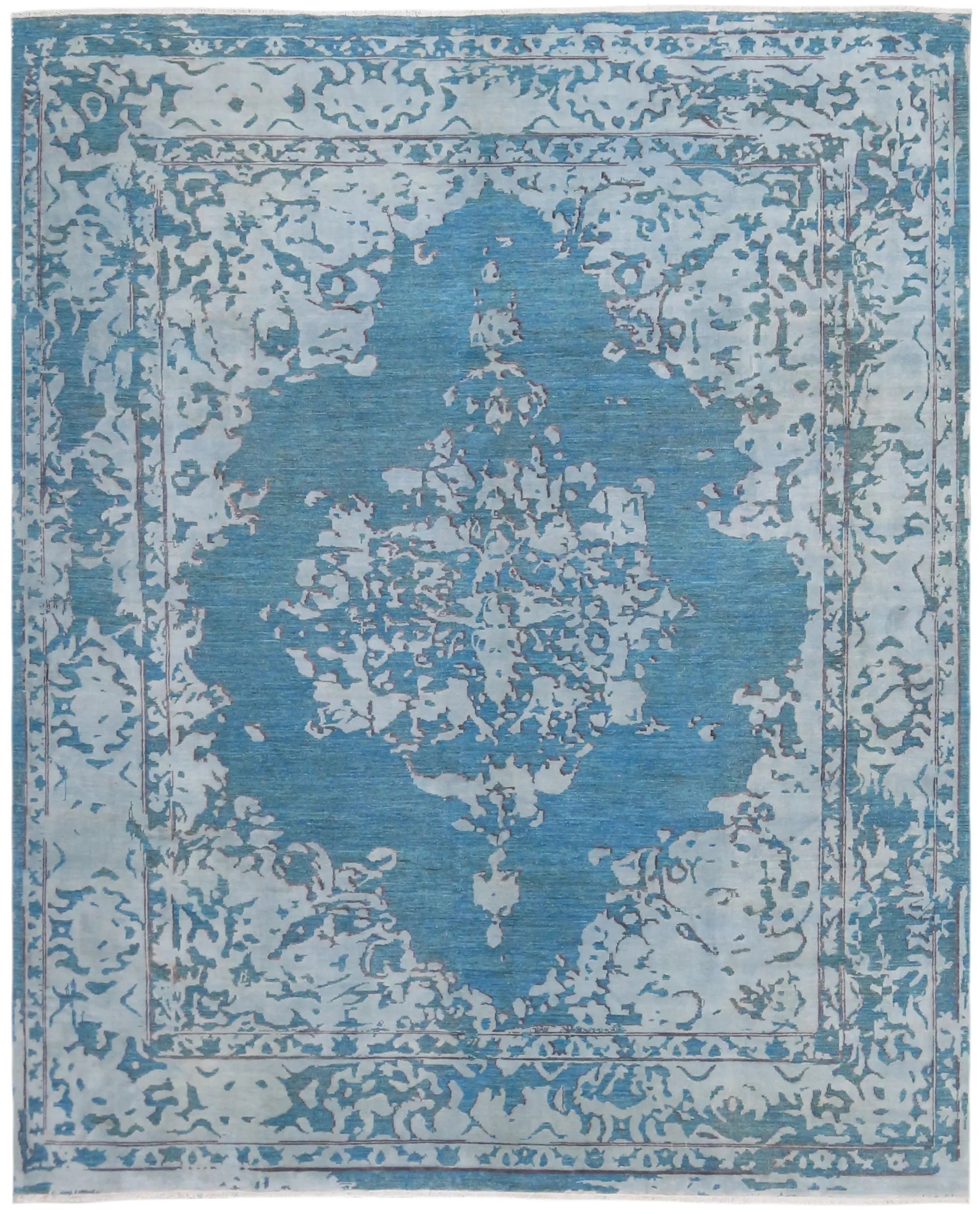 Medallion turquoise Trad Modern