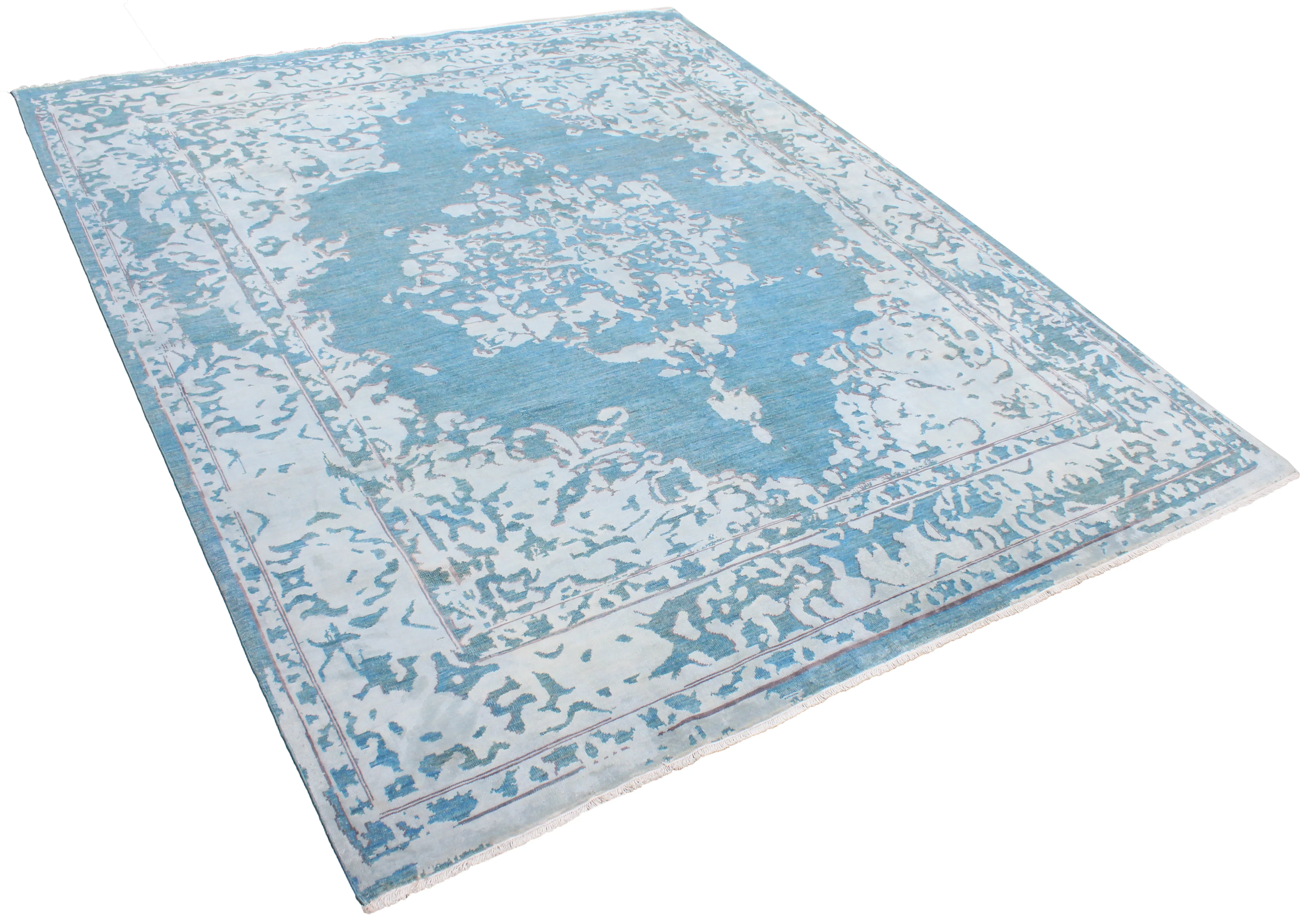 Medallion turquoise Trad Modern