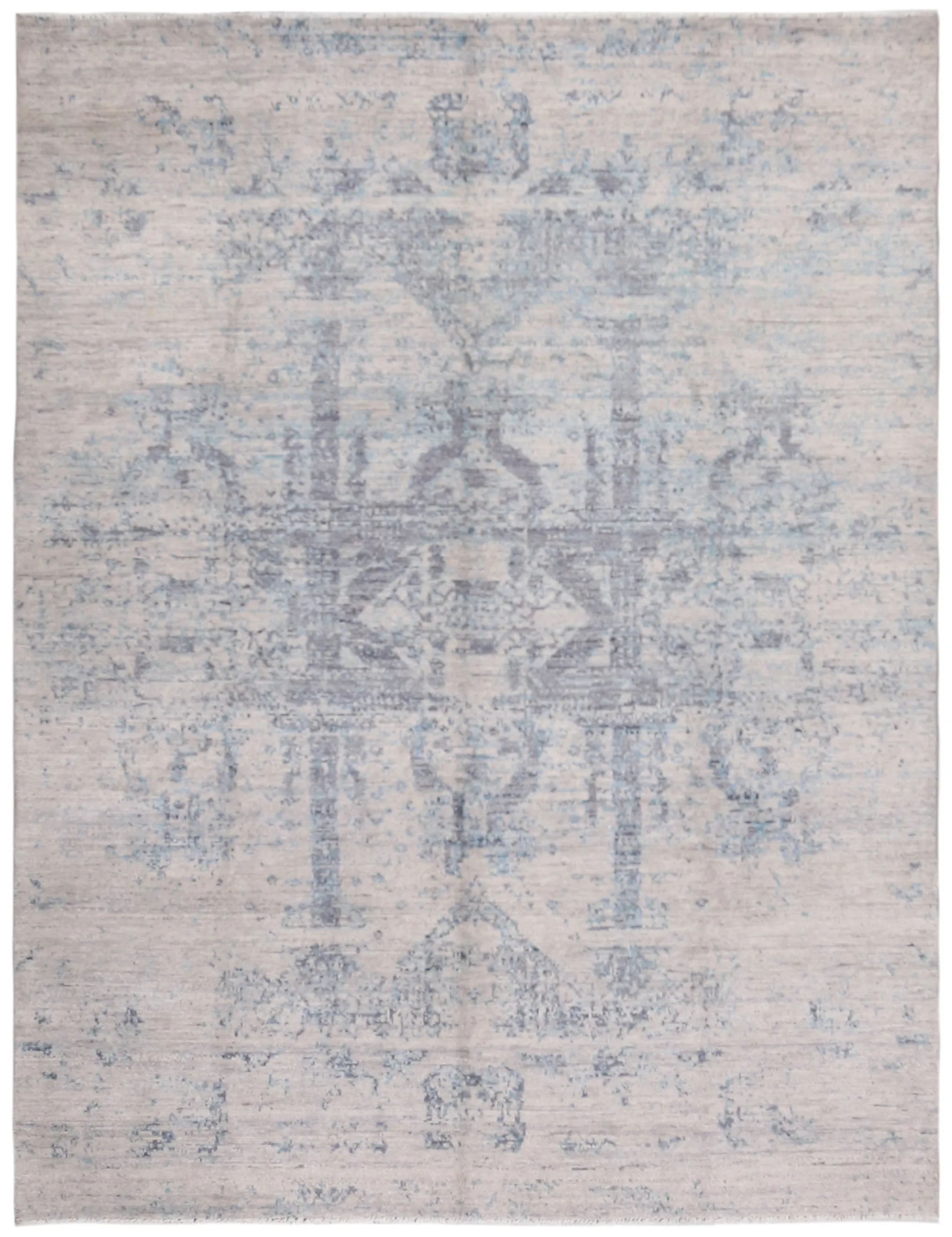 Gray Medallion Abstract